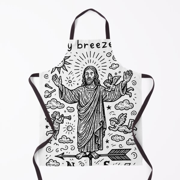 Item preview, Weather Vane Jesus 03 | Rusty Breezes the hip Art Graphic Tee designed and sold by twosoulsinc.