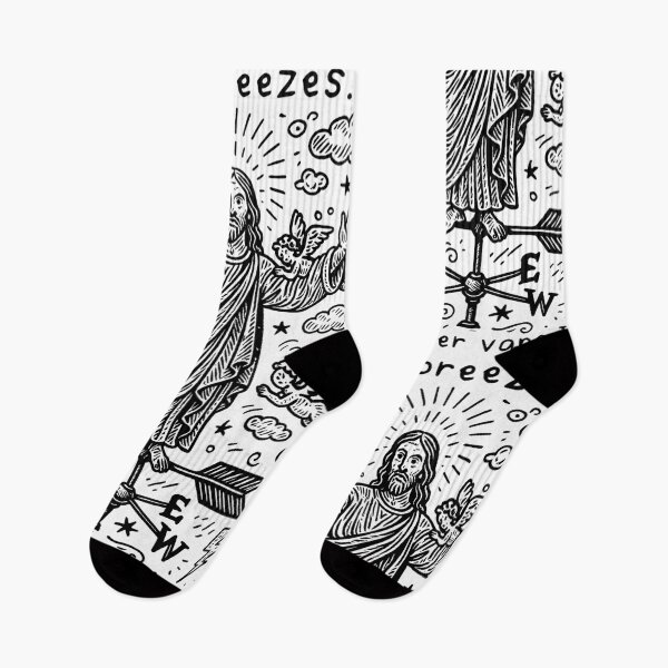 Item preview, Weather Vane Jesus 03  | Rusty Breezes the hip Art Graphic Tee designed and sold by twosoulsinc.