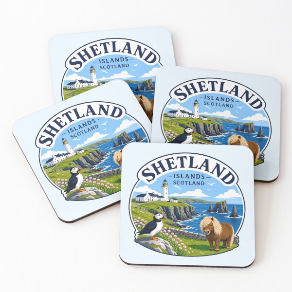 Item preview, Shetland Islands, Scotland - Coastal Scene designed and sold by Myra365Art.