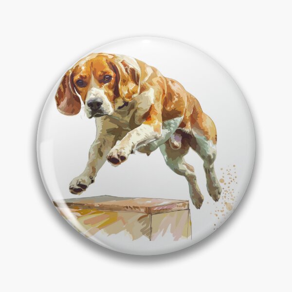 Item preview, Beagle Dog | Cute Puppy Aesthetic Art designed and sold by Mandayartstudio.
