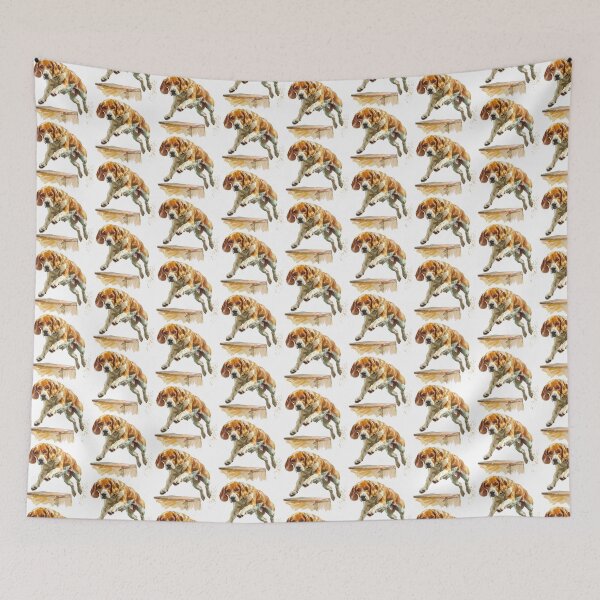 Item preview, Beagle Dog | Cute Puppy Aesthetic Art designed and sold by Mandayartstudio.