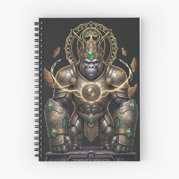 Item preview, Temple Guardian Gorilla | Emerald Stone Protector designed and sold by Origamoart.