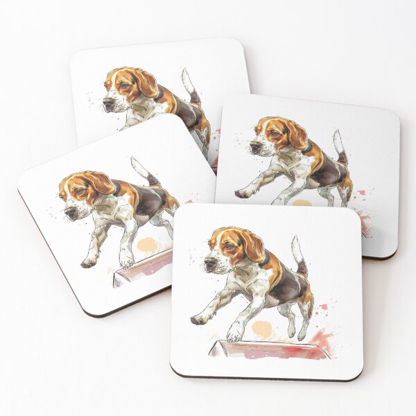 Item preview, Beagle Dog | Cute Puppy Aesthetic Art designed and sold by Mandayartstudio.