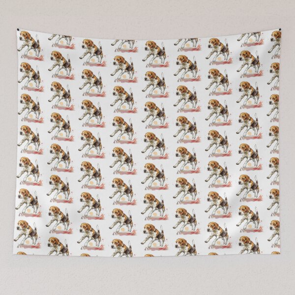 Item preview, Beagle Dog | Cute Puppy Aesthetic Art designed and sold by Mandayartstudio.