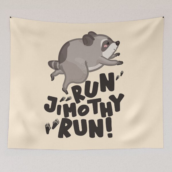 Item preview, Run Jimothy Run Dark Writing Version designed and sold by Khotekmei.