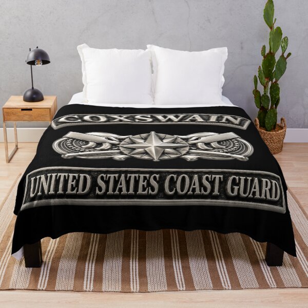 Item preview, USCG - Coxswain w txt - Silver - 3D - Enhanced designed and sold by Military Insignia Products.