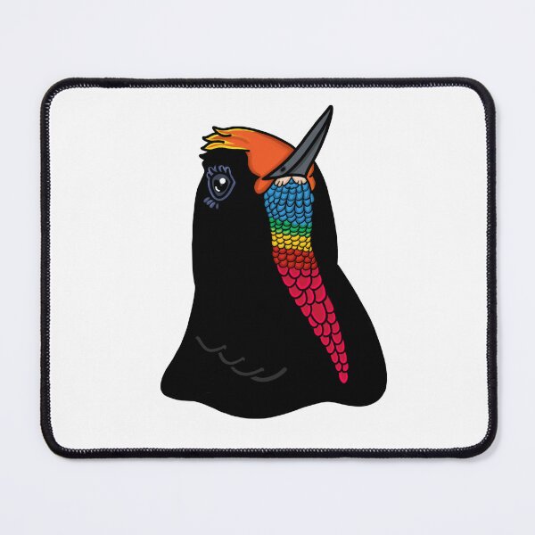 Item preview, Rainbow Bearded Thornbill - A Derpybird Design designed and sold by YOjosie.
