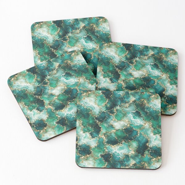 Item preview, Celestial Ocean Teal Marbled Design designed and sold by Inkworksbyshery.