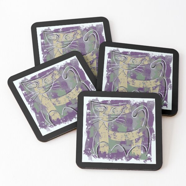 Item preview, abstracted cat Graphic designed and sold by a2ungugu.