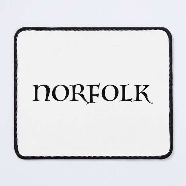 Item preview, Norfolk old medieval style text (Black) designed and sold by STUDIO-72.