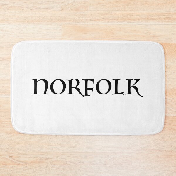 Item preview, Norfolk old medieval style text (Black) designed and sold by STUDIO-72.