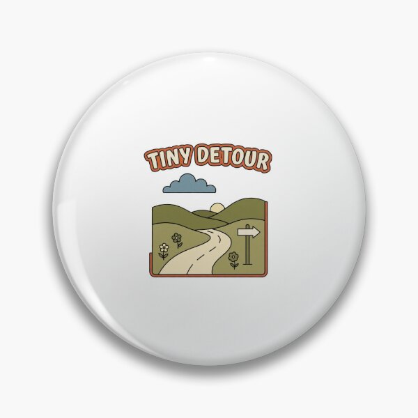 Item preview, Tiny Detour Minimal Retro Landscape designed and sold by GoofyShopp.