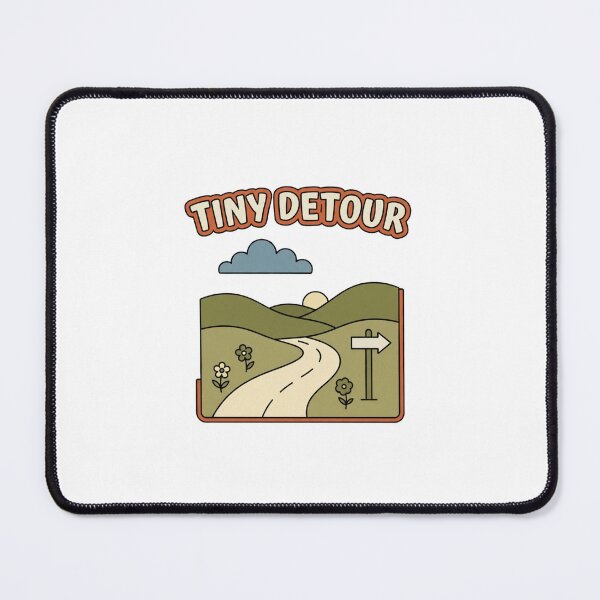 Item preview, Tiny Detour Minimal Retro Landscape designed and sold by GoofyShopp.