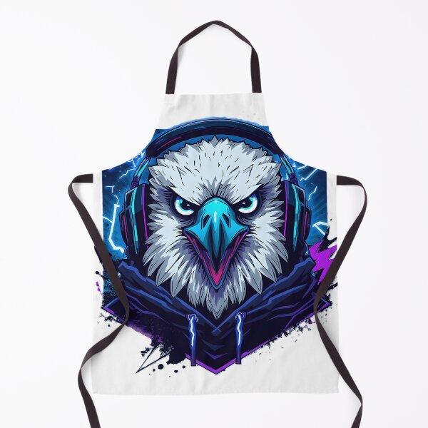 Item preview, Gaming Eagle Sticker | Fierce Esports Eagle | RGB Gamer Bird | Cyberpunk Eagle Head | Neon Gaming Mascot designed and sold by dreamz-world.
