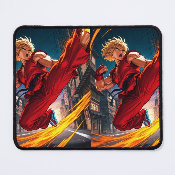 Item preview, Manga - Stylized Fighter, Fiery Kick in Urban Scene designed and sold by Zone--Gaming.