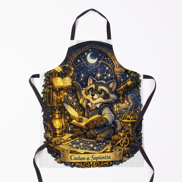 Item preview, The Astral Cartographer – Disney‑Inspired Dark Academia Raccoon Illustration designed and sold by Shadowframe Studios.