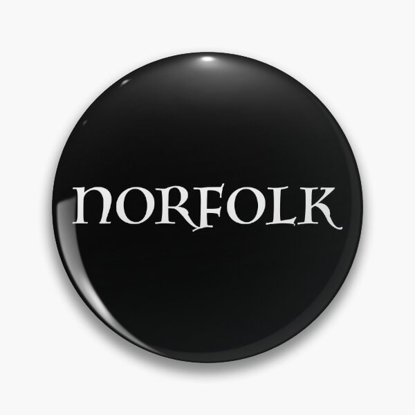 Item preview, Norfolk old medieval style text (White) designed and sold by STUDIO-72.