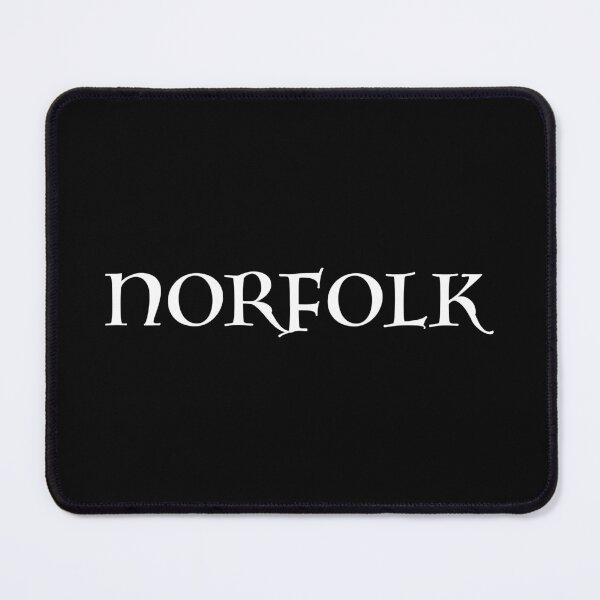 Item preview, Norfolk old medieval style text (White) designed and sold by STUDIO-72.