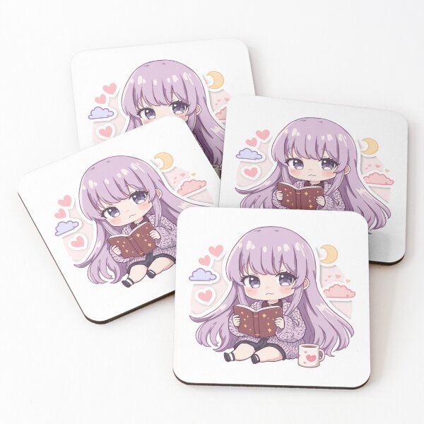 Item preview, Cozy Reader Chibi Sticker PNG | Cute Anime Book Lover Girl | Kawaii Reading Aesthetic | Cozy Bookworm Vinyl Decal | Journal, Laptop & Kindle Sticker designed and sold by Stylestickers55.
