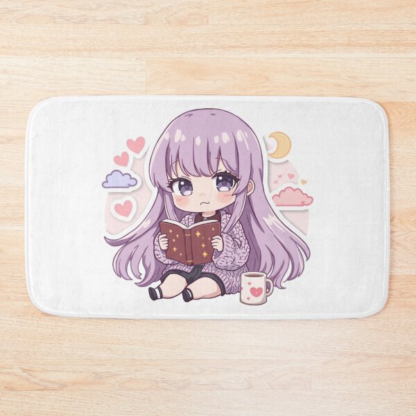 Item preview, Cozy Reader Chibi Sticker PNG | Cute Anime Book Lover Girl | Kawaii Reading Aesthetic | Cozy Bookworm Vinyl Decal | Journal, Laptop & Kindle Sticker designed and sold by Stylestickers55.