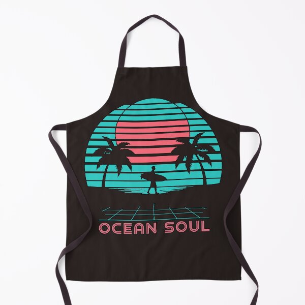 Item preview, Ocean Soul Synthwave | Retro Surfer 80s Design designed and sold by AstronautMerch.