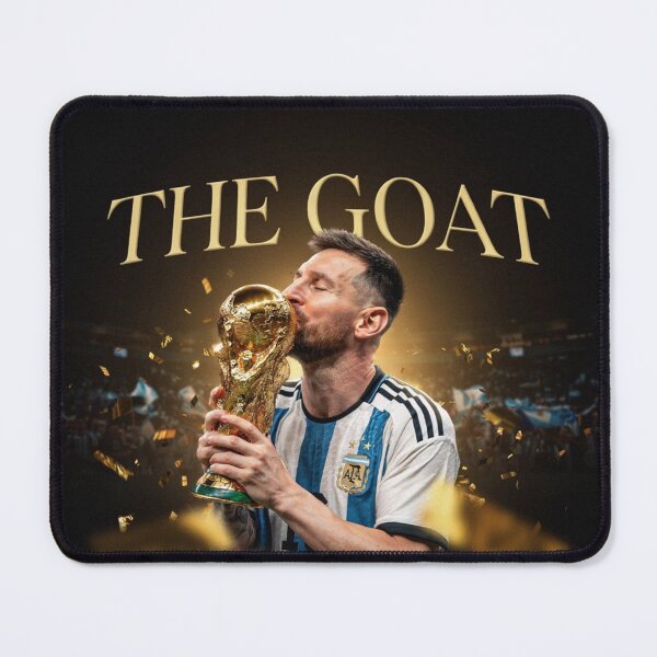 Item preview, Lionel Messi The GOAT World Cup Champions Design designed and sold by nova-bloom.