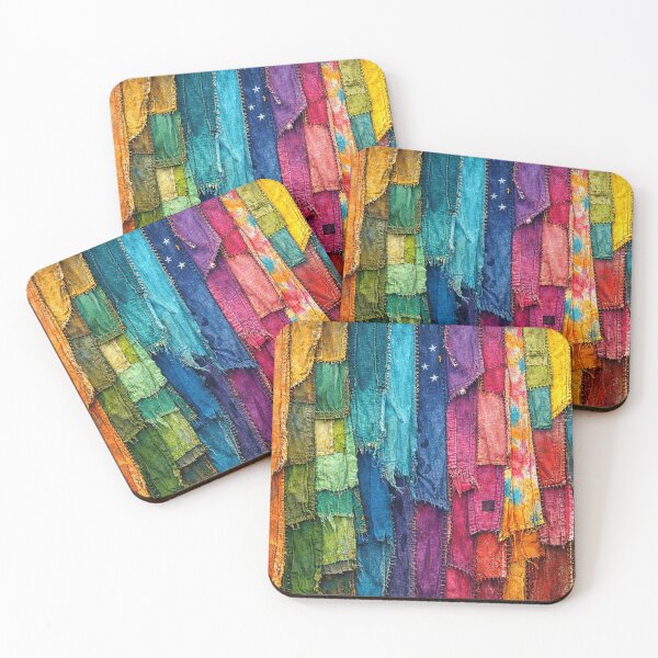 Item preview, Colorful dreams made from layers of fabric designed and sold by Sigtrix.
