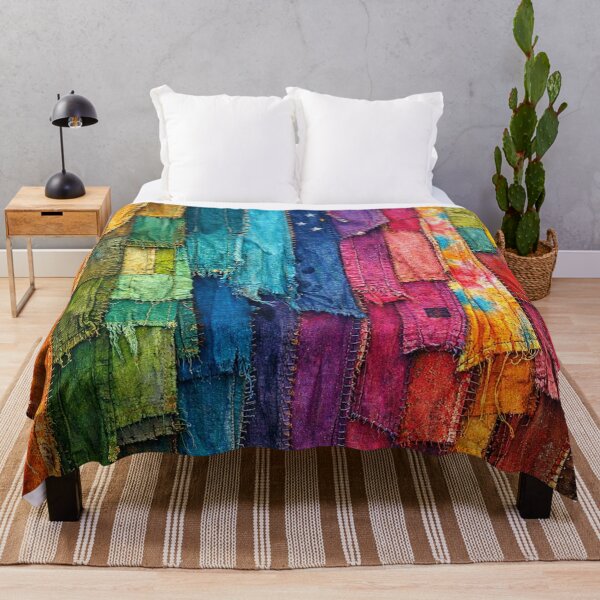 Item preview, Colorful dreams made from layers of fabric designed and sold by Sigtrix.