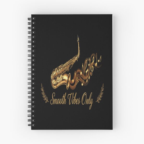 Item preview, Smooth Vibes Only – Golden Saxophone Jazz Design designed and sold by Midnight Veil Designs.