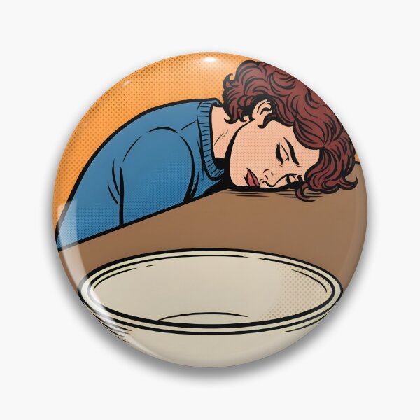 Item preview, Hungry For A Life Minimalist Comic Poster designed and sold by DuckOddity.