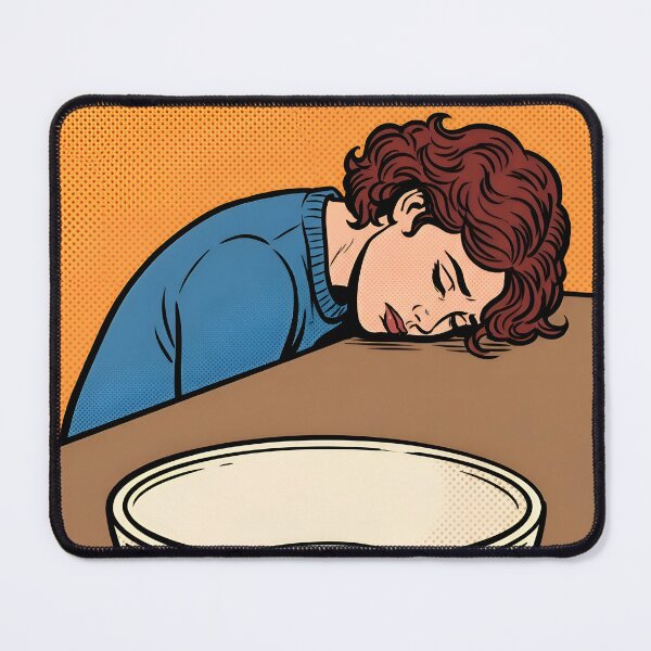 Item preview, Hungry For A Life Minimalist Comic Poster designed and sold by DuckOddity.