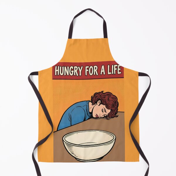 Item preview, Hungry For A Life Minimalist Comic Poster designed and sold by DuckOddity.