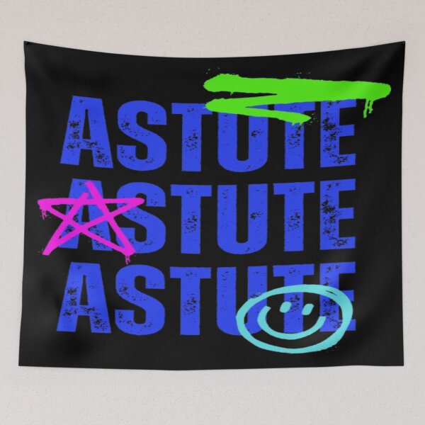 Item preview, Astute Street Art Graffiti Typography designed and sold by hetal66.