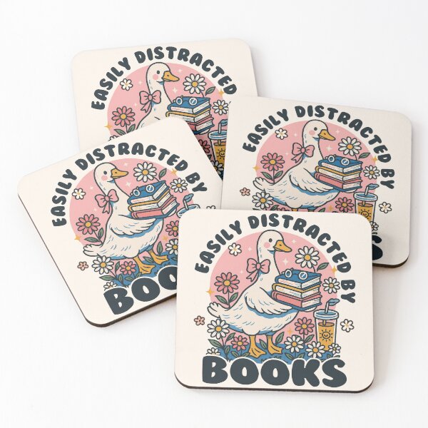 Item preview, Funny Book Lover Silly Goose - Easily Distracted By Books designed and sold by legendaryskins.