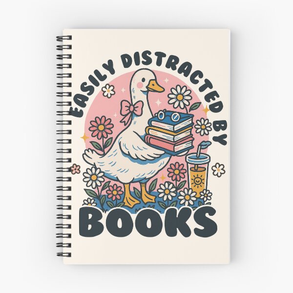Item preview, Funny Book Lover Silly Goose - Easily Distracted By Books designed and sold by legendaryskins.
