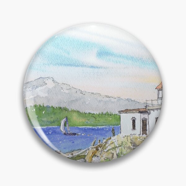 Item preview, Discovery Park Lighthouse, Seattle designed and sold by Dave Baab watercolors.