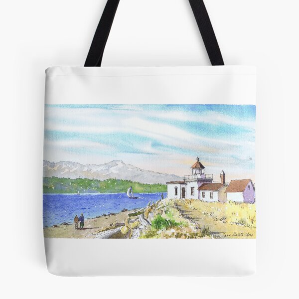 Item preview, Discovery Park Lighthouse, Seattle designed and sold by Dave Baab watercolors.