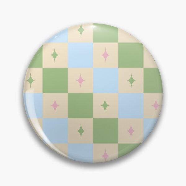 Item preview, Pastel Checkerboard Sparkle Star Pattern designed and sold by Zaya_art.