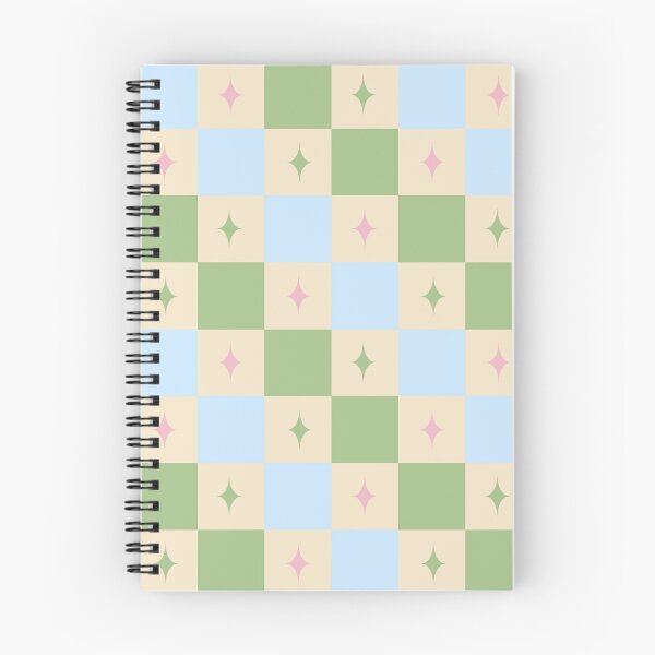 Item preview, Pastel Checkerboard Sparkle Star Pattern designed and sold by Zaya_art.
