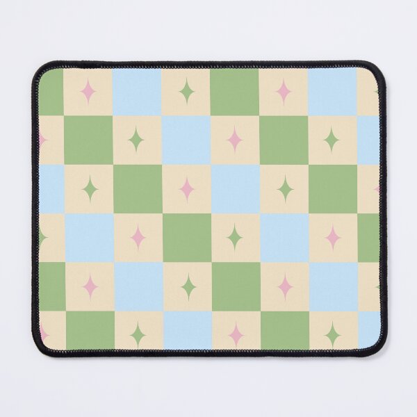 Item preview, Pastel Checkerboard Sparkle Star Pattern designed and sold by Zaya_art.