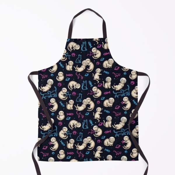 Item preview, Vintage Retro Neon Space Cats Minimalist Collection designed and sold by Thai Vibe Studio.