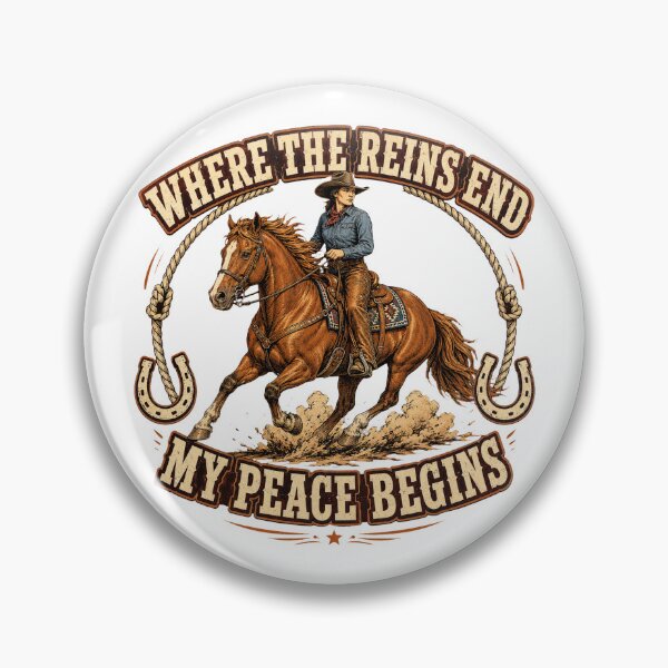 Item preview, Where the Reins End Western Horse Rider Design designed and sold by Kolibra.