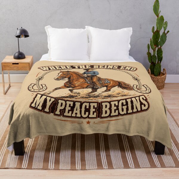 Item preview, Where the Reins End Western Horse Rider Design designed and sold by Kolibra.