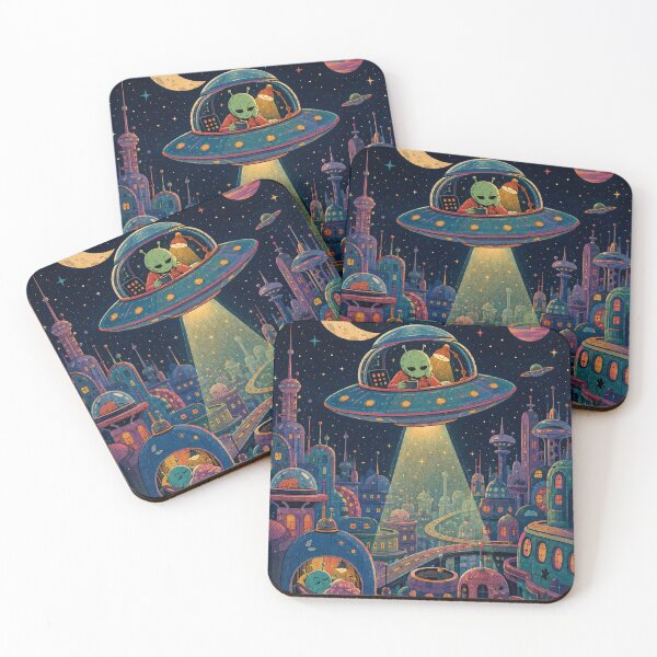 Item preview, Night Shift Flying Saucer designed and sold by alexrow.
