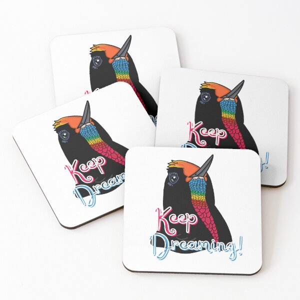 Item preview, Copy of Rainbow Bearded Thornbill - A Derpybird Design designed and sold by YOjosie.