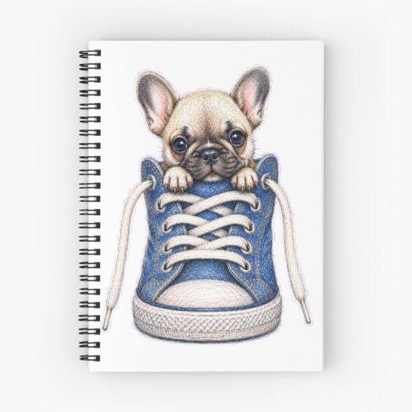 Item preview, French Bulldog In Denim Sneaker designed and sold by Snurly.