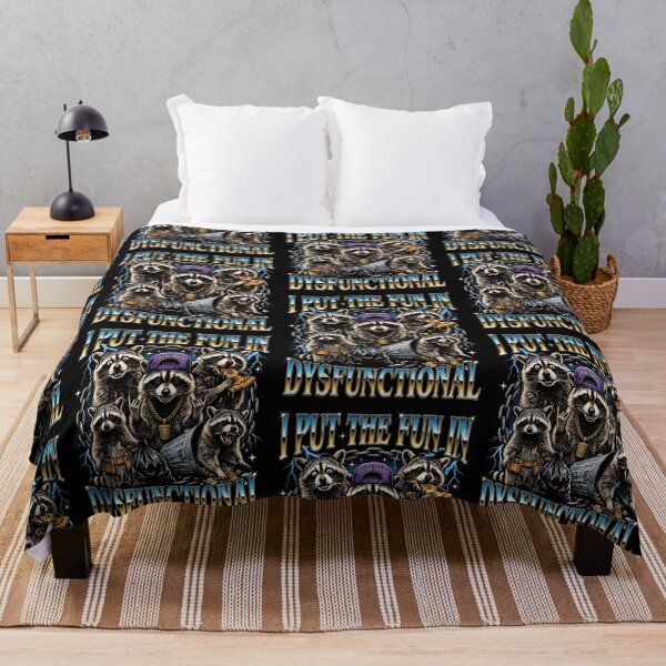 Item preview, I Put The Fun In Dysfunctional Raccoon designed and sold by d247.