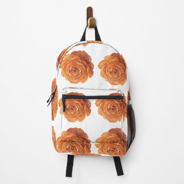 Item preview, Warm Terracotta Orange Watercolor Rose Illustration designed and sold by wissal.studio.
