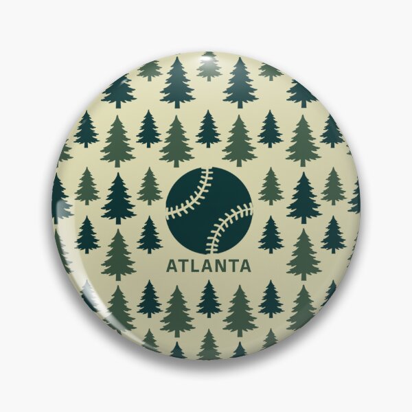 Item preview, Atlanta Pitch Tree Pattern - 71 Trees Baseball designed and sold by MASMUS27.