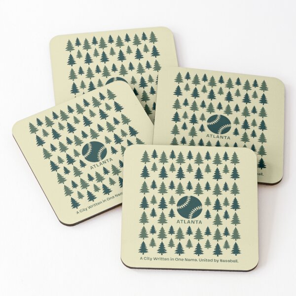 Item preview, Atlanta Pitch Tree Pattern - 71 Trees Baseball designed and sold by MASMUS27.